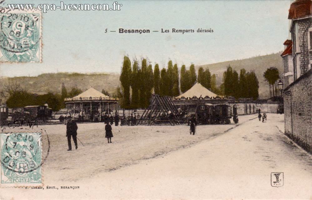 5 - Besançon - Les Remparts dérasés